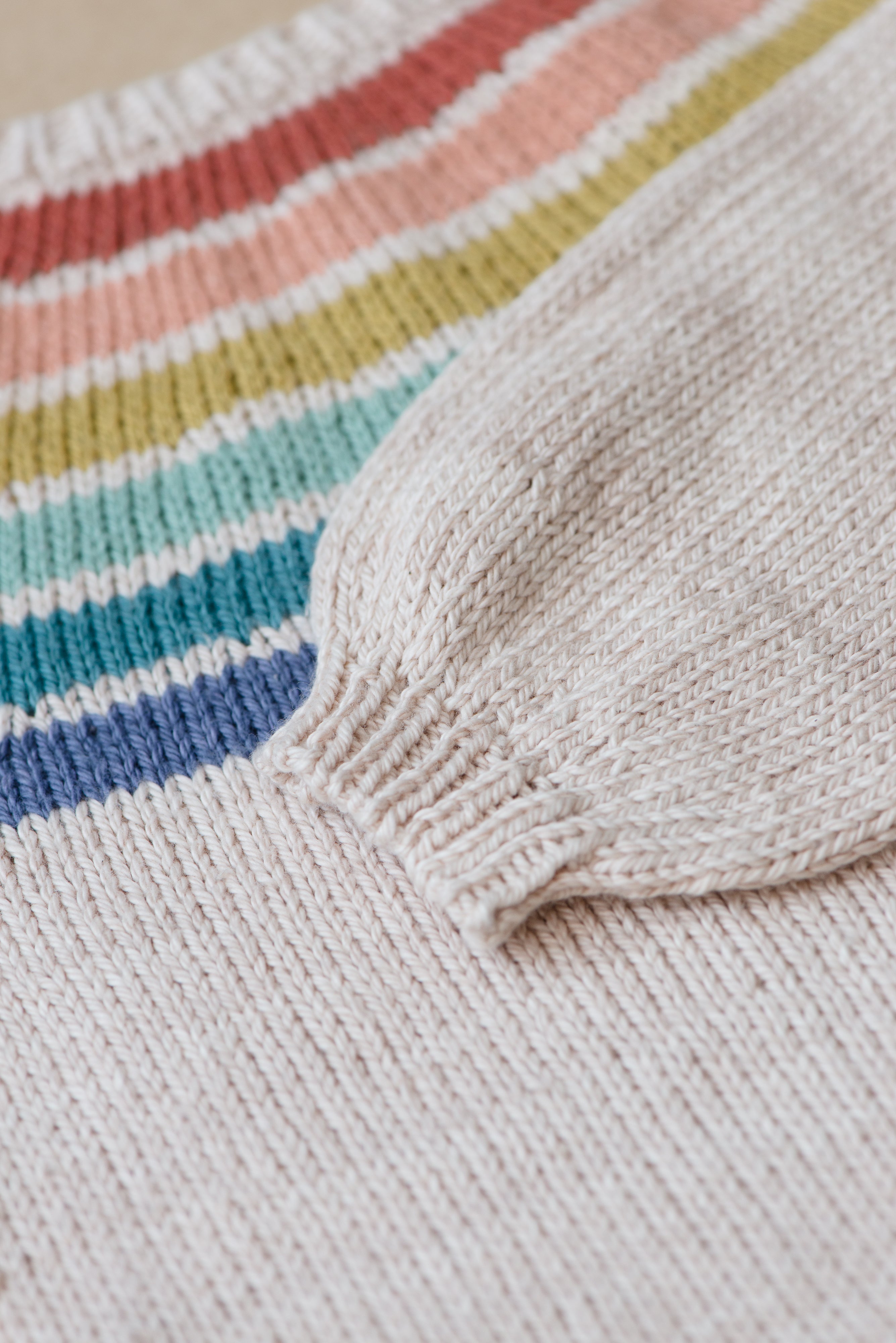 Rainbows Baby & Kid Knitting Pattern – Quince & Co.