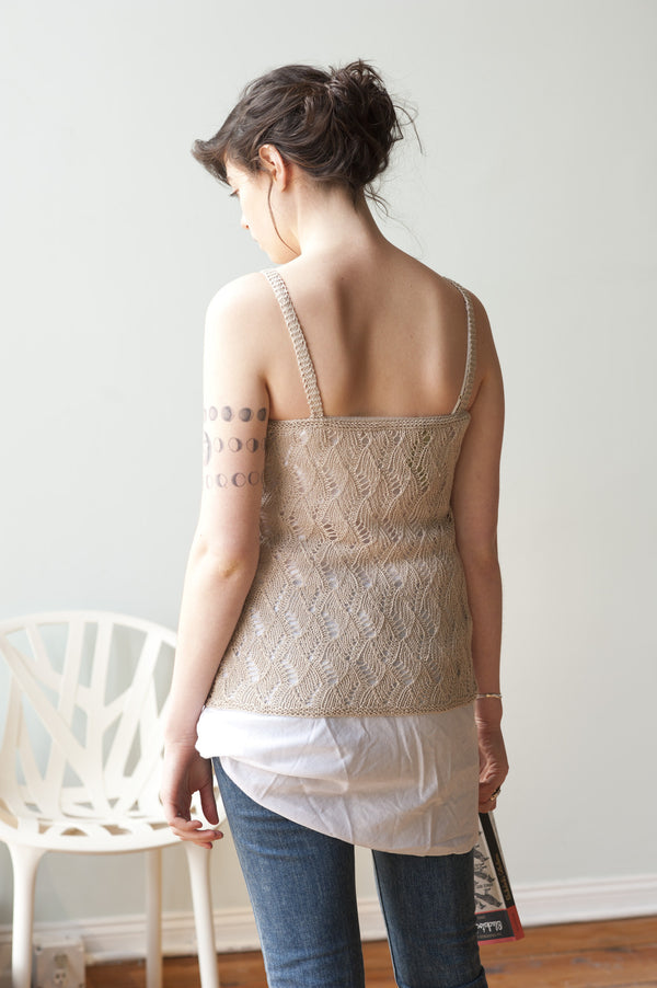 Fresia Linen Tank Knitting Pattern by Frances Othen-Wales – Quince & Co.