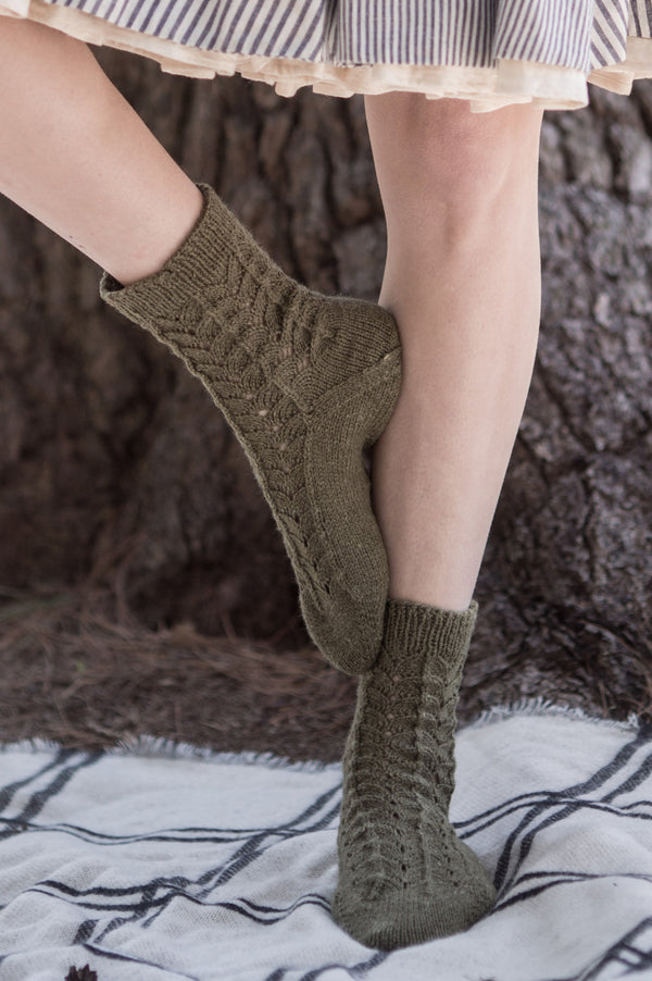 Xanthi Socks and Leggings Knitting Pattern – Long Thread Media