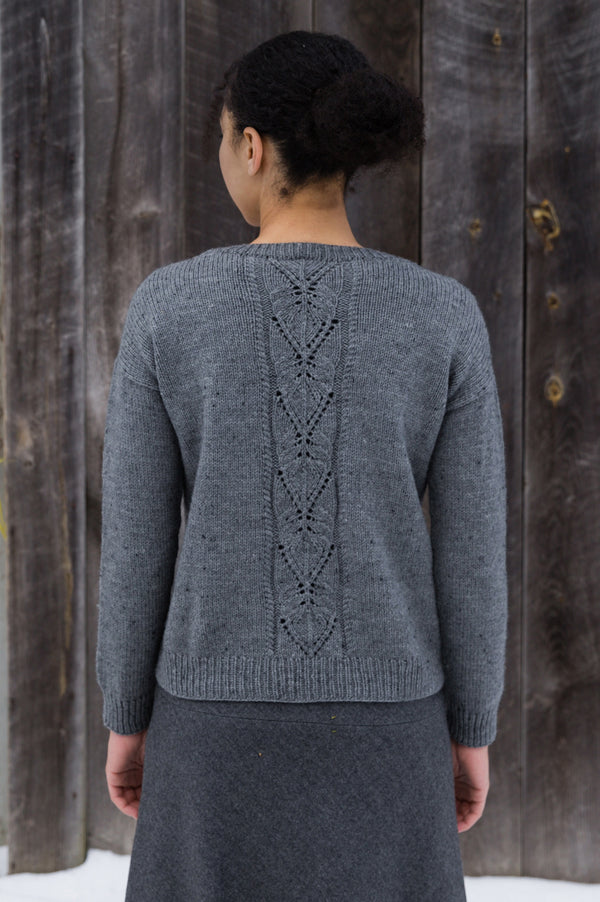 hobblebush pullover sweater knitting pattern – Quince & Co.