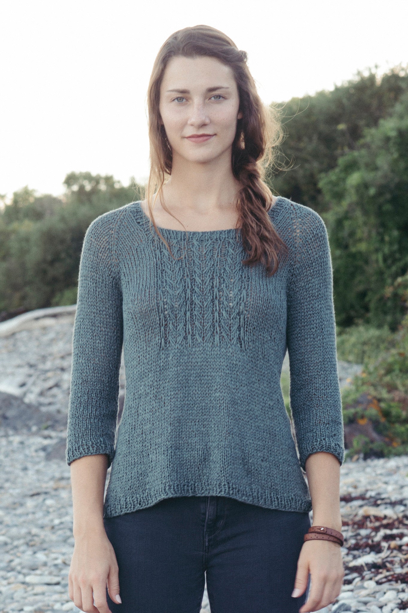 linen verdant knitting pattern collection - Quince and Co