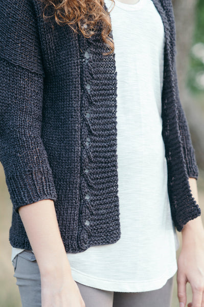 rhea cardigan knitting pattern – Quince & Co.