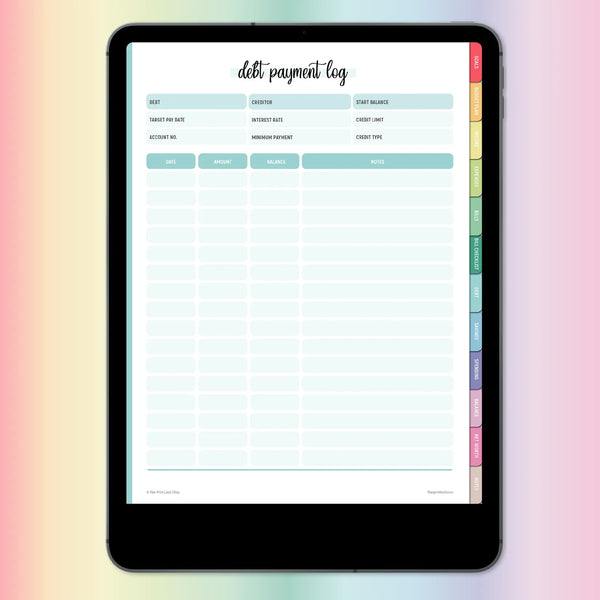 Digital Planners iPad Planners for Goodnotes and Notability Plan