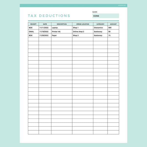 editable-tax-deduction-tracker-instant-download-fillable-pdf-a4-and