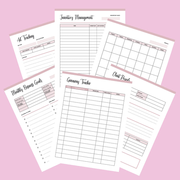 Printable Direct Sales Planner (MLM) Instant Download PDF 65 PAGES