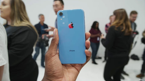 iPhone XR blue rear