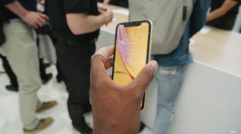 iPhone XR yellow front
