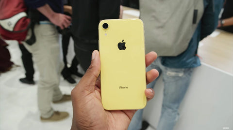 iPhone XR yellow rear