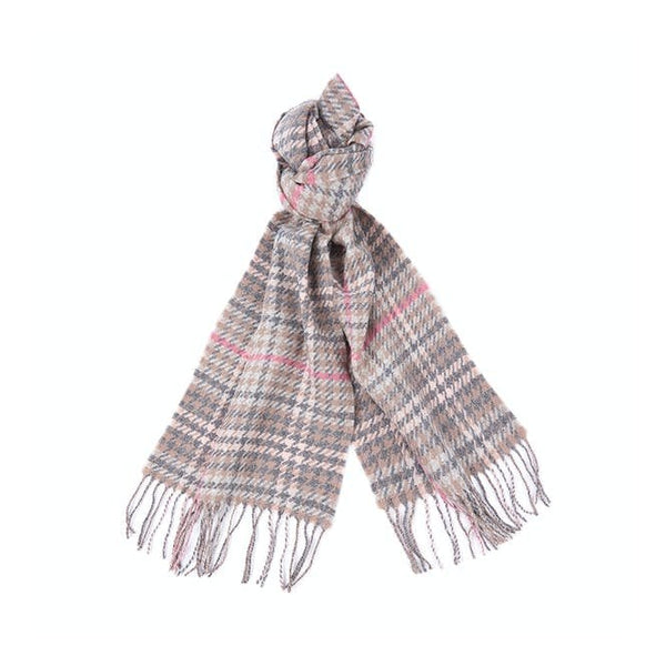 Barbour Barmack hounds tooth scarf | Cotswold Country