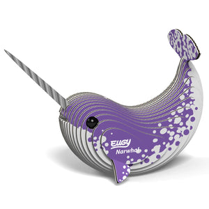 Eugy 3D Narwhal Puzzle - Landmarks Unlimited