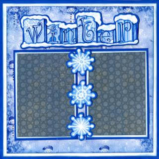 Premade 12 x12 scrapbook pages Snow Angels set of two pages// winter//  custom made// personalized — Creating with Kate