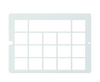 Guide-doigt Speech Case Pro pour TD Snap avec grille complète 4x5 (grille de vocabulaire 3x4, fenêtre de messages et barre d'outils)