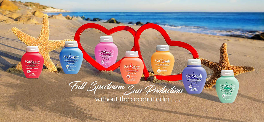 Sun Protection in 3 SPFs and 7 Scents