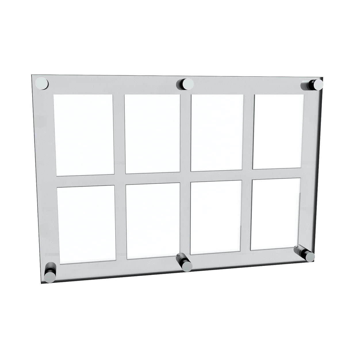 Clear Acrylic Wall Mounted Collectors Trading Card Display Case