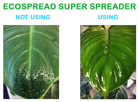 Grosafe EcoSpread Supe Spreader before and after application