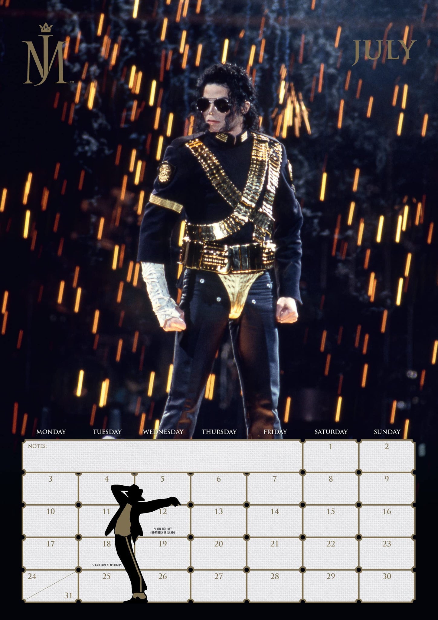 Michael Jackson Official Calendar 2023 King Of Shop Michael
