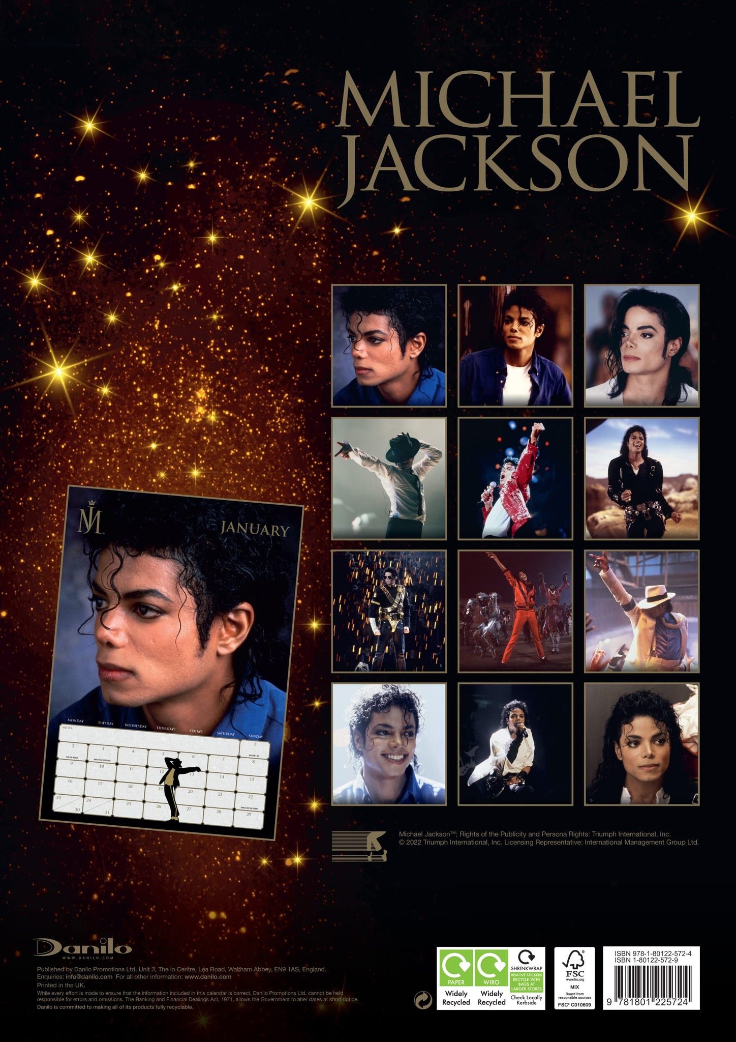 Calendario Oficial de MJ para 2023 Michael Jackson's HideOut