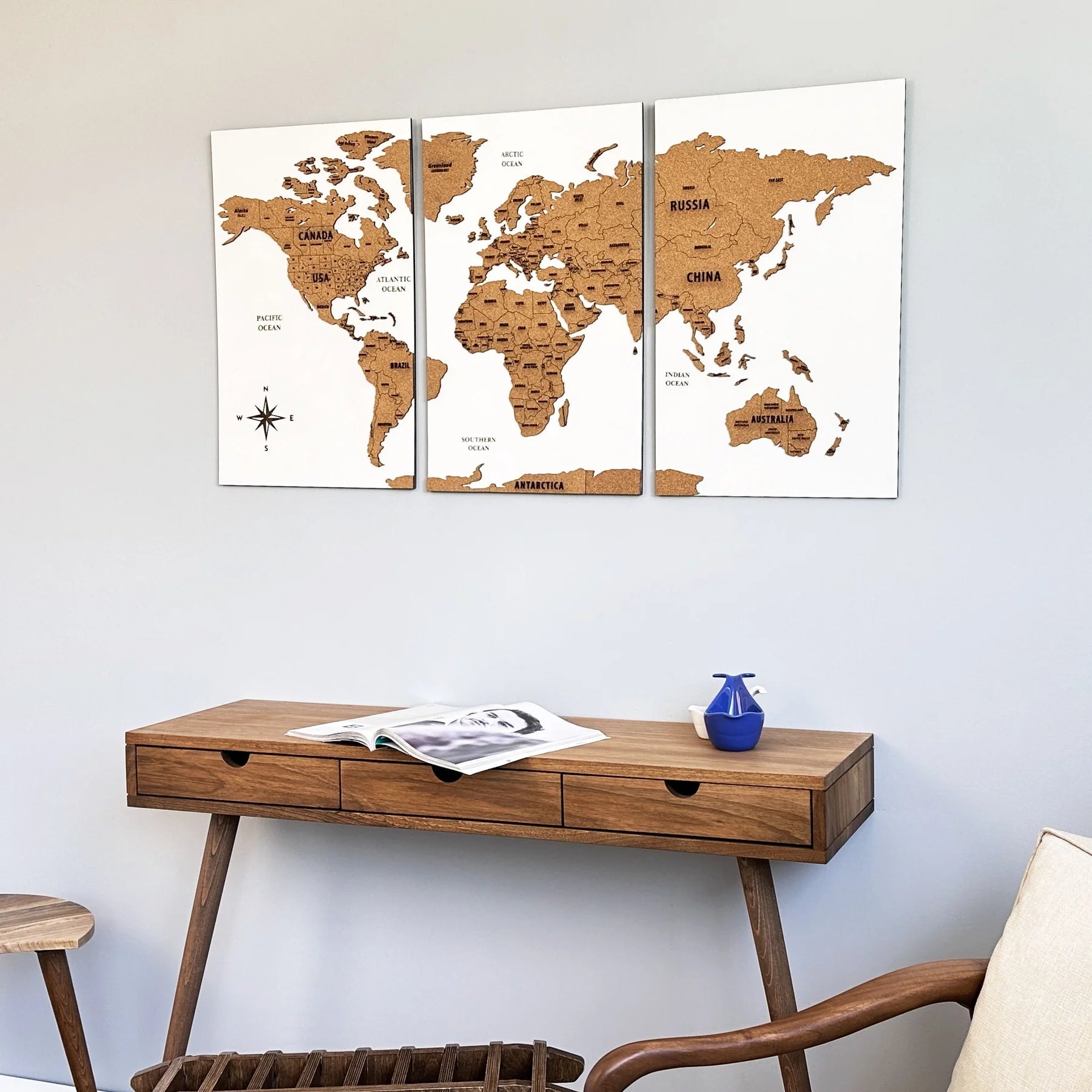 world-map-push-pin-modern-wall-art-cork-world-map-on-board-a-perfect-gift-for-travelers
