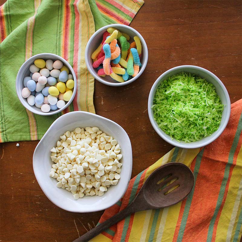 A collection of Easter bark ingredients