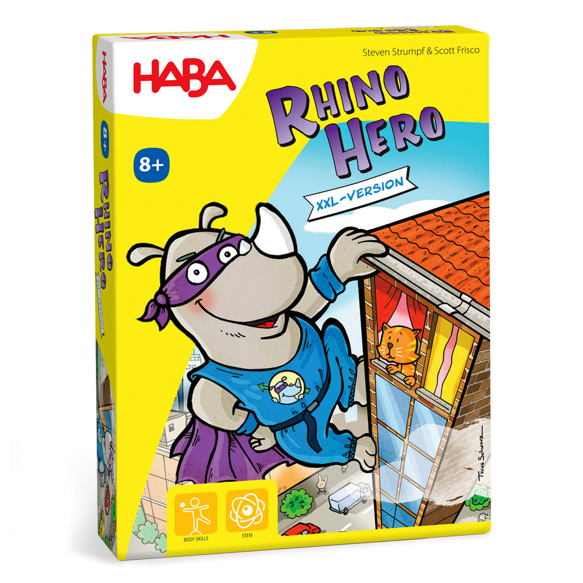 Giant Rhino Hero XXL Stacking Cards Game