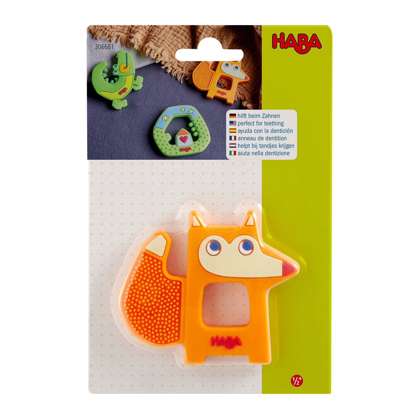 Fox Silicone Teething Toy - HABA USA