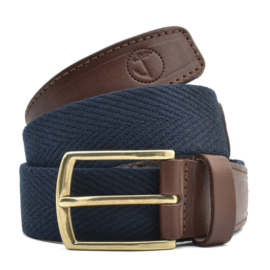 Canvas and clearance leather belt