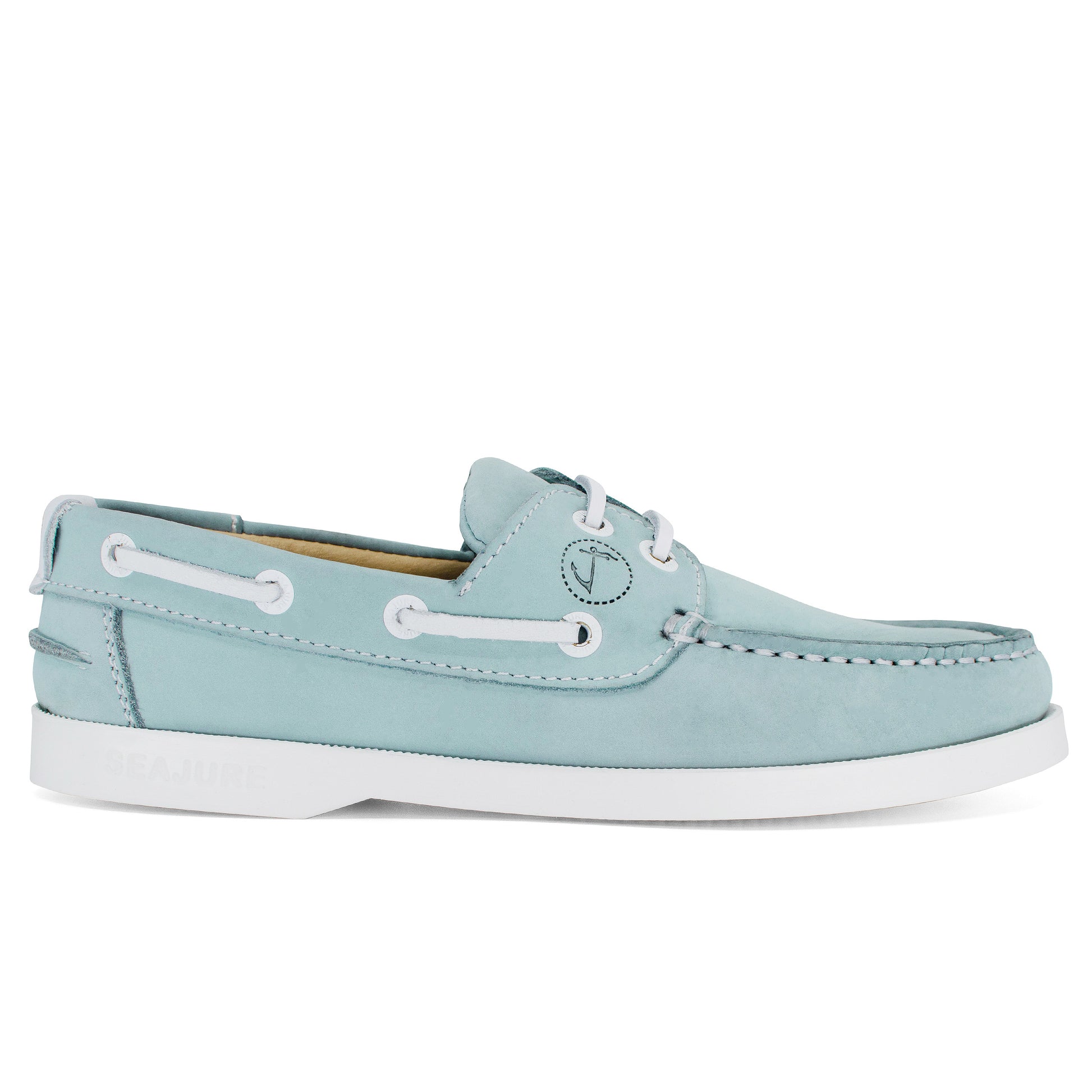 Seajure Women Boat Shoe Nacpan Nubuck Light Blue - Premium Boat Shoes