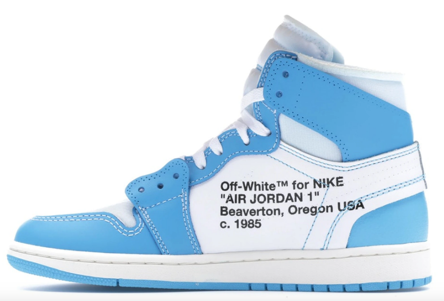 nike air jordan 1 off white original price