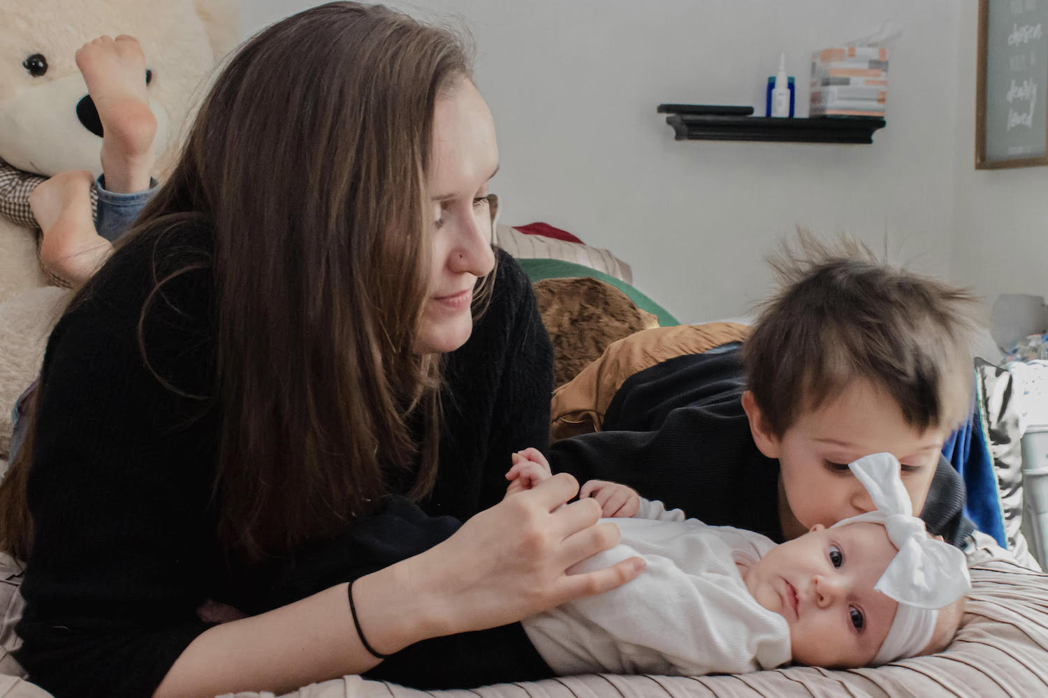 Christy-Anna Horne and her kids