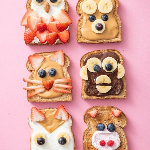 Animal Face Toast