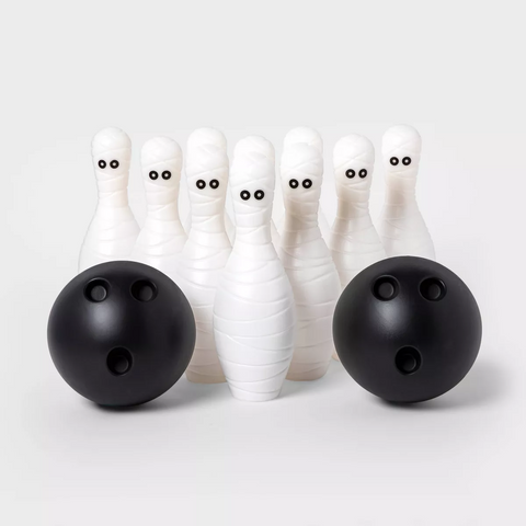 mummy bowling set