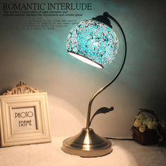 Retro Glass Tiffany Table Lamp