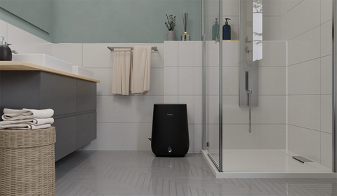 Ionmax Vienne desiccant dehumidifier for bathrooms