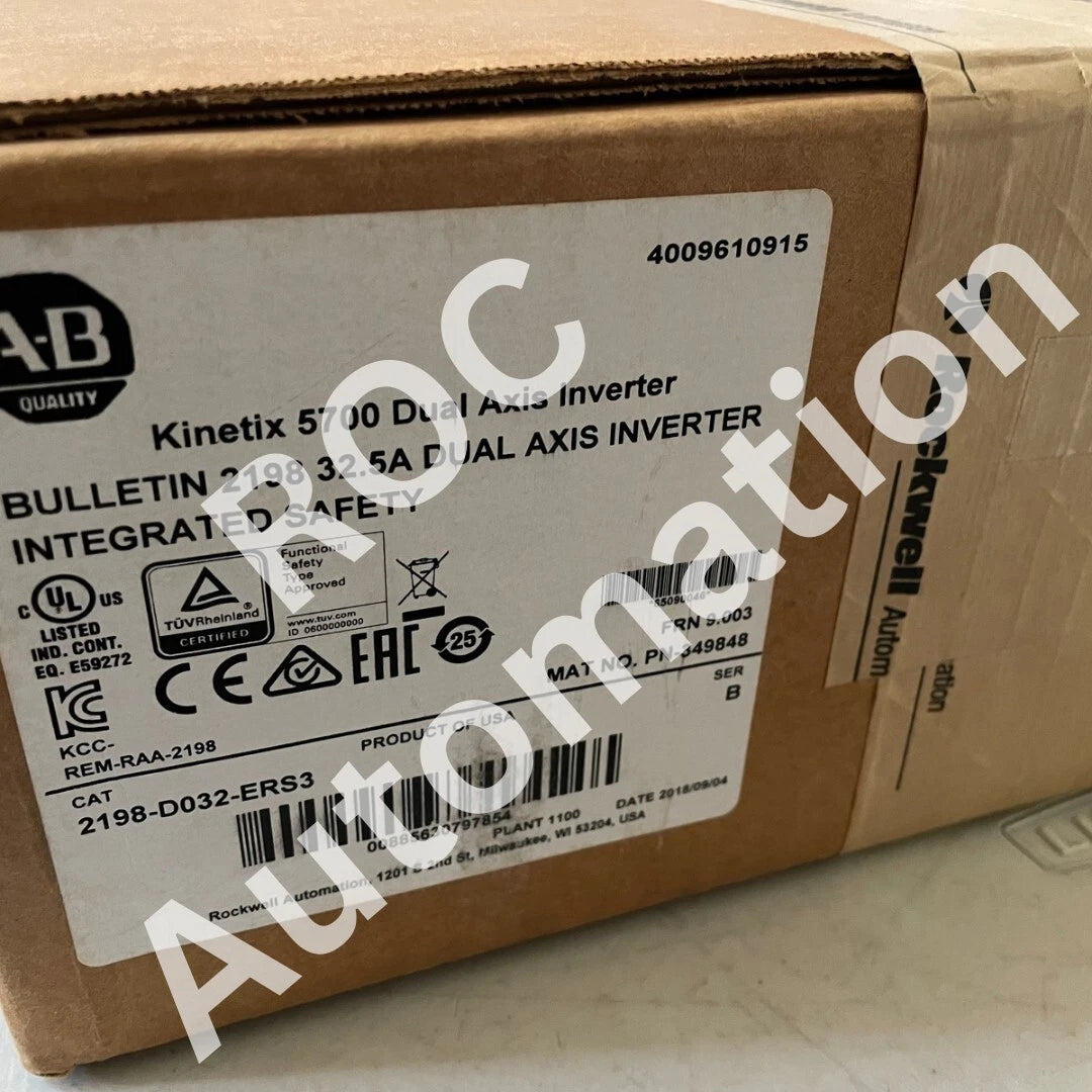 New Sealed Allen Bradley 2198-D032-ERS3 /B Kinetix 5700 Dual Axis Inverter
