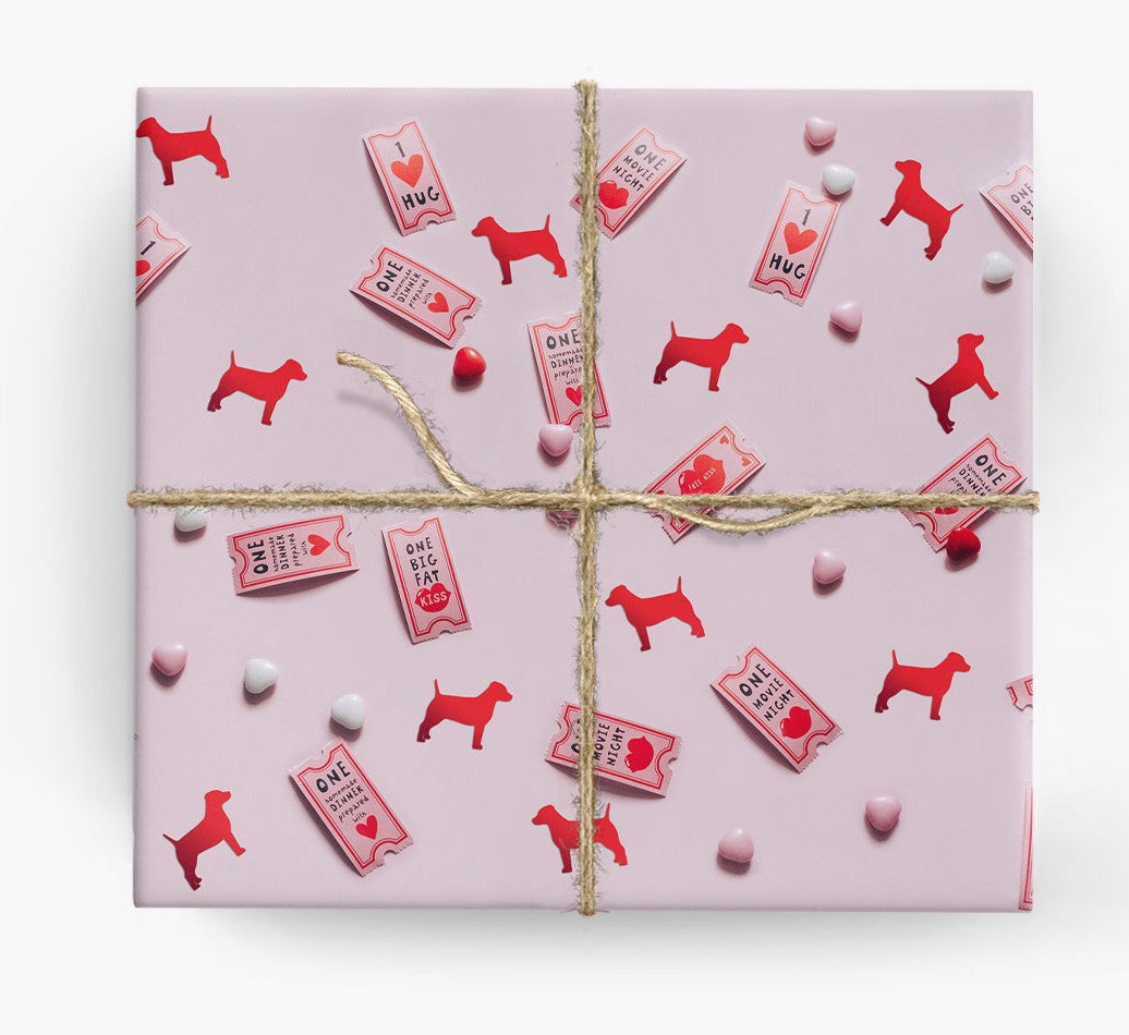 Dog Icons & Spots: Personalized Dog Wrapping Paper