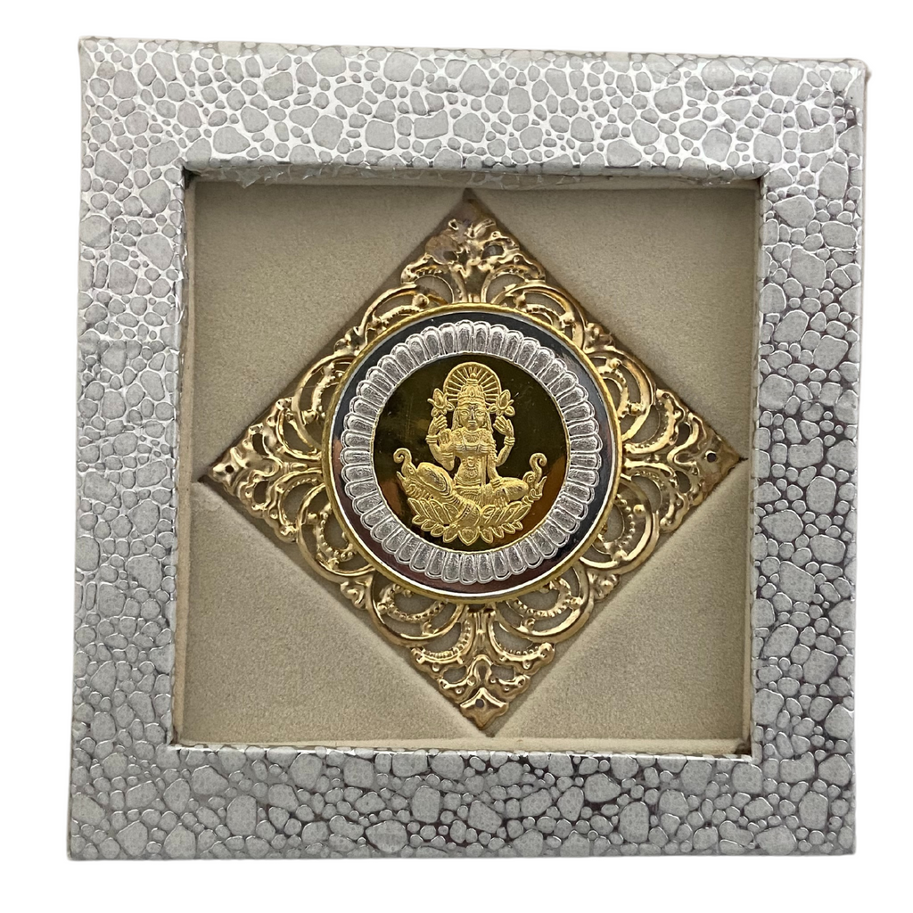 Buy MAHARAJA Silver/Gold Coin Box Holder Shagun Return Gift Sikka box (SET  OF 2) Online at Low Prices in India - Amazon.in