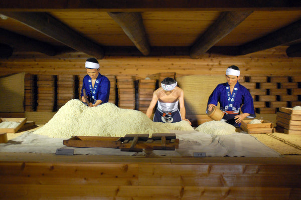 Proceso de elaboración del sake