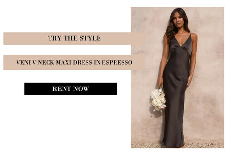 VENI V NECK MAXI DRESS