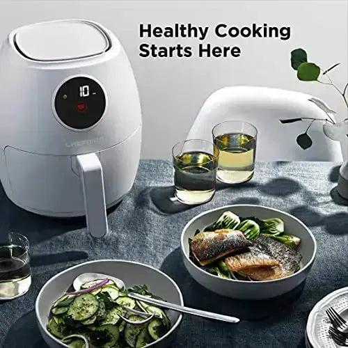  Philips Premium Airfryer XXL, Fat Removal Technology, 3lb/7qt,  Rapid Air Technology, Digital Display, Keep Warm Mode, 5 Cooking Presets,  NutriU App, Family Sized, Black (HD9650/96) : Home & Kitchen