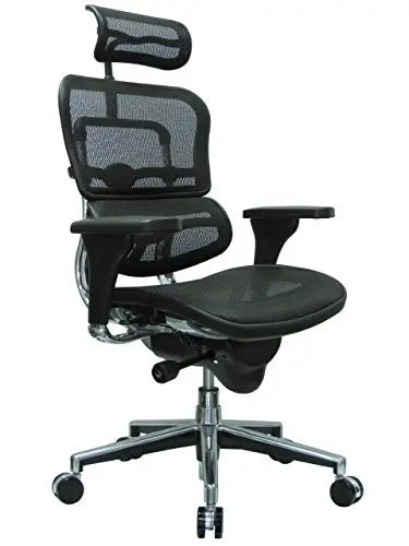 Duramont Ergonomic Office Chair - Adjustable Desk Chair with Lumbar Support and Rollerblade Wheels - High Back Chairs with Breathable Mesh - Thick