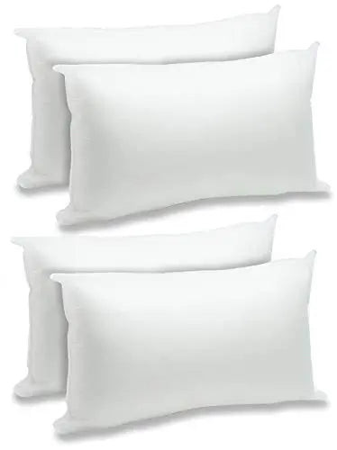 Foamily Throw Pillows Insert Set of 2 - 18 x 18 Insert For Decorative  Pillow Covers - Made in USA - Bed and Couch Pillows