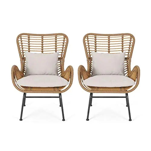 crystal outdoor wicker club chairs