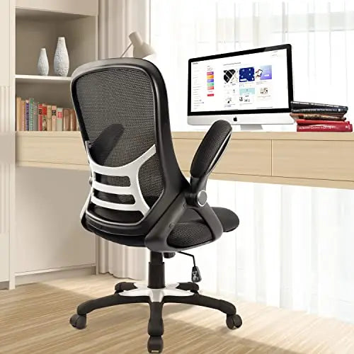 Duramont Ergonomic Office Chair - Adjustable Desk Chair with Lumbar Support and Rollerblade Wheels - High Back Chairs with Breathable Mesh - Thick
