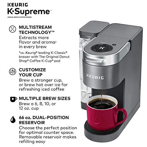 5000204977 Keurig K-Duo Coffee Maker, Single Serve and 12-Cup Carafe Drip Coffee  Brewer, Compatible with K-Cup Pods and Ground Coffee, Black - Black Friday