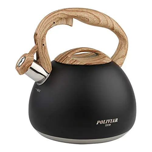  YSSOA Stainless Steel Whistling Tea Kettle, 3.17 Quart