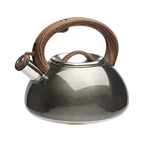  SHANGZHER Tea Kettle Stovetop Stainless Steel Whistle Induction  Teakettle Fixed Cool Handle 3.2 Quart / 3 Liter Black: Home & Kitchen