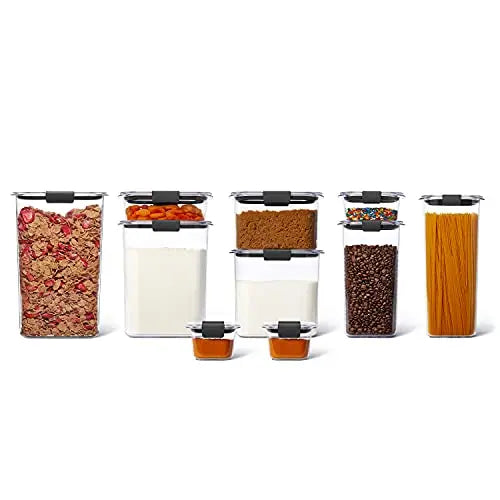 $49.99 - Ello Storage Containers  Plastic Canisters Storage - Garden Goals  – Môdern Space Gallery