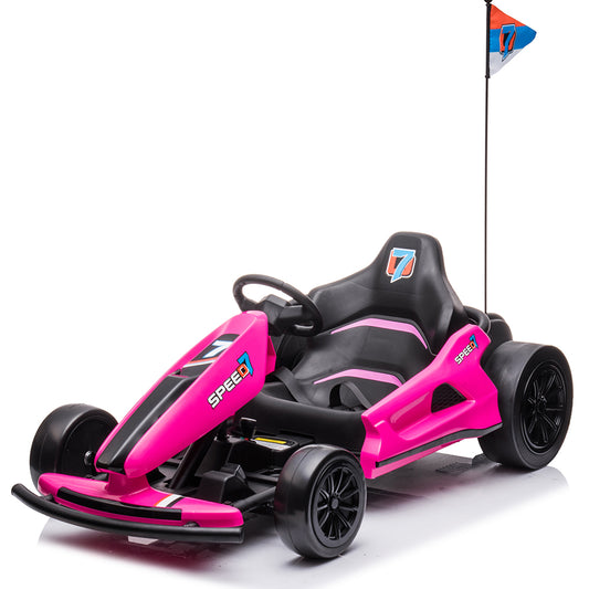 Go Kart for Kids Boys Girls, BTMWAY 24V Licensed Mclaren Kids Go Kart, Kids  Ride on Toys with Bluetooth, Music, LED Light, Battery Powered Pedal Go Kart  for 6 - 12 Years