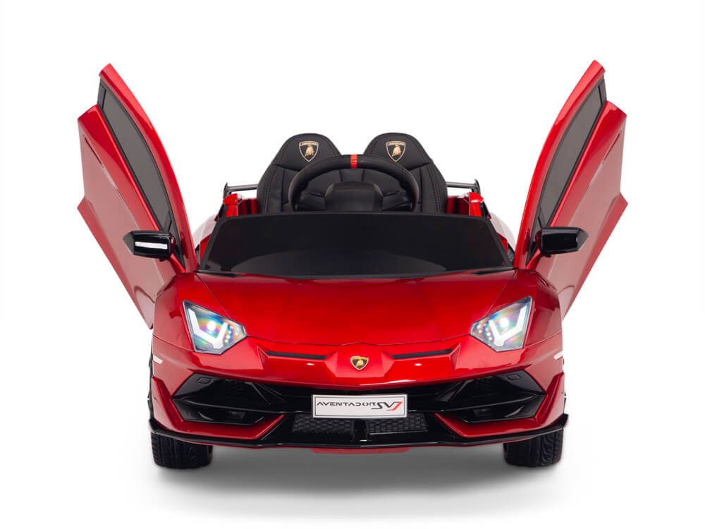 12V Kids Ride On Sports Car Battery Powered Lamborghini Aventador SVJ with  Remote - Burgundy – Big Toys Direct