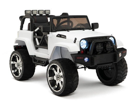 power wheels with rubber tires and remote control